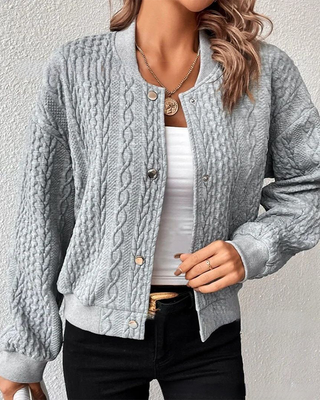 Solid Color Button Up Cardigan