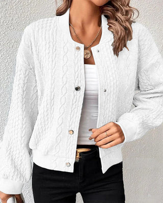 Solid Color Button Up Cardigan