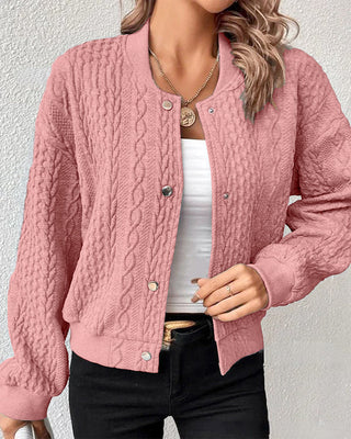 Solid Color Button Up Cardigan